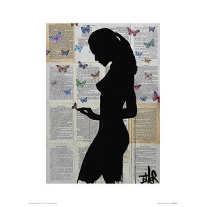 Umělecký tisk Loui Jover - Butterflies, 60 × 80 cm