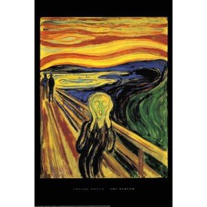 Plakát, Obraz - Edvard Munch - Scream, 61 × 91.5 cm