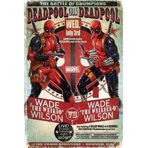 Plakát, Obraz - Deadpool - Wade vs Wade, 61 × 91.5 cm