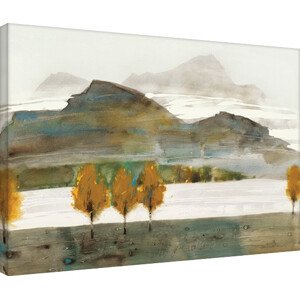 Obraz na plátně Law Wai Hin - Autumn Trees II, 2 - 80×60 cm
