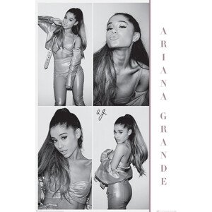 Plakát, Obraz - Ariana Grande - Black & White, 61 × 91.5 cm