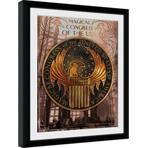 Obraz na zeď - Fantastická zvířata a kde je najít - Magical Congress, 34 × 44.2 cm
