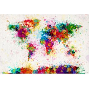 Plakát, Obraz - Michael Tompsett - World map, 91.5 × 61 cm