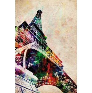 Plakát, Obraz - Michael Tompsett - Eiffel tower, 61 × 91.5 cm