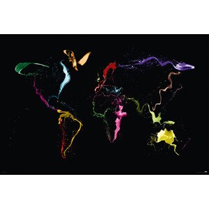 Plakát, Obraz - Michael Tompsett - World map, 91.5 × 61 cm