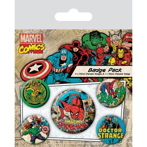 Plackový set Marvel Retro - Spider-Man