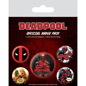 Plackový set Deadpool