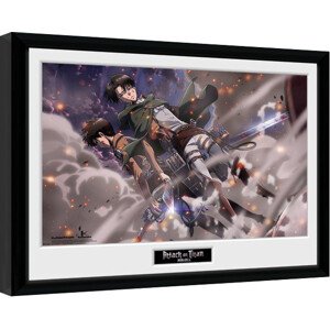 Obraz na zeď - Attack On Titan - Smoke Blast, 34 × 44.2 cm