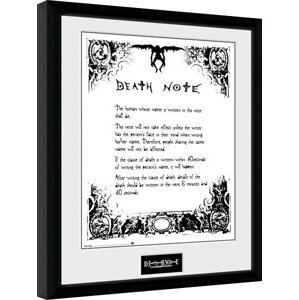 Obraz na zeď - Death Note: Zápisník smrti - Death Note, 34 × 44.2 cm