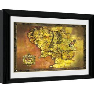 Obraz na zeď - Pán prstenů  Středozemě, 40.6 × 30.5 cm