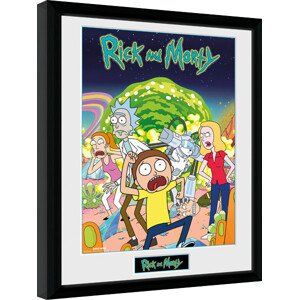 Obraz na zeď - Rick & Morty - Compilation, 34 × 44.2 cm
