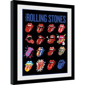 Obraz na zeď - The Rolling Stones - Tongues, 30 × 40 cm