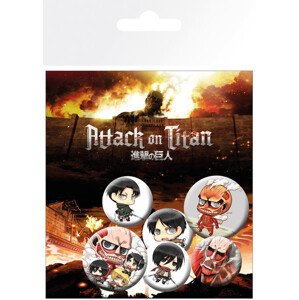 Plackový set Attack on Titan (Shingeki no kyojin)
