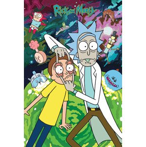 Plakát, Obraz - Rick and Morty - Watch, 61 × 91.5 cm