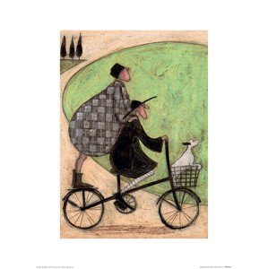 Umělecký tisk Sam Toft - Double Decker Bike, 30 × 40 cm