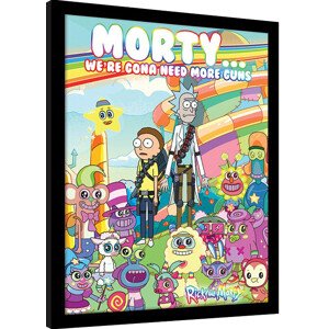 Obraz na zeď - Rick and Morty – Cuteness Overload, 34.3 × 44.5 cm