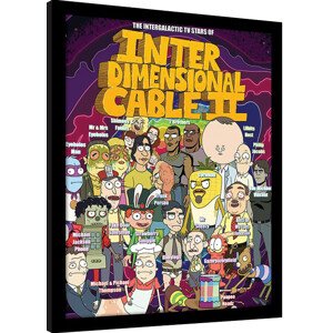 Obraz na zeď - Rick and Morty - Stars of Interdimensional Cable, 34.3 × 44.5 cm