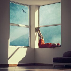Fotografie Room with a view, ambra, 40 × 40 cm