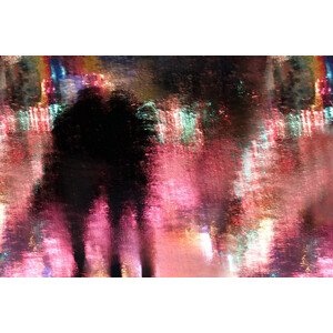 Fotografie Rain above the funfair, Stefan Eisele, 40 × 26.7 cm