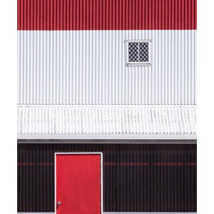 Fotografie Red White Black, Jacqueline	Hammer, 33.6 × 40 cm