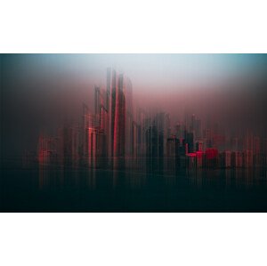 Fotografie Abu Dhabi skyline, 40 × 23.8 cm