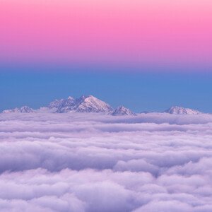 Fotografie Pink in the sky, Ales Krivec, 40 × 40 cm