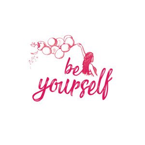 Fotografie Be yourself - Pink, 30 × 40 cm
