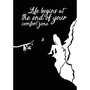 Fotografie Life begins - Black, 30 × 40 cm