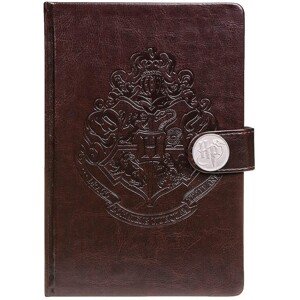 Zápisník Harry Potter - Hogwarts Crest / Clasp Premium, A5