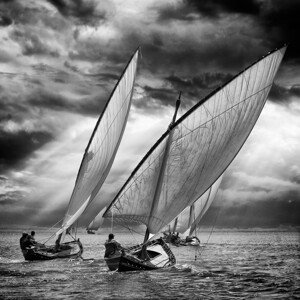 Fotografie Sailboats and Light, Angel	Villalba, 40 × 40 cm