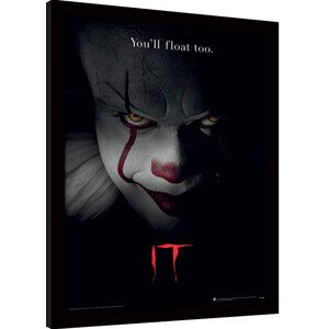 Obraz na zeď - IT - Pennywise Face, 34.3 × 44.5 cm