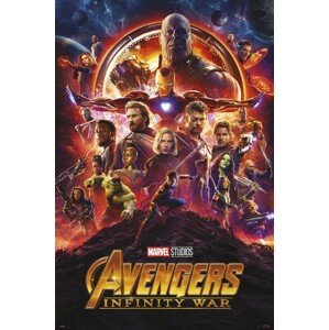 Plakát, Obraz - Avengers Infinity War, 61 × 91.5 cm