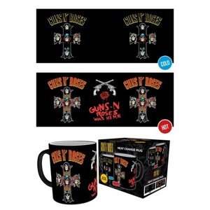 Měnící hrnek Guns´N´Roses - Cross (Bravado), 0,32 l
