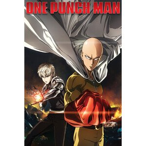 Plakát, Obraz - One Punch Man - Destruction, 61 × 91.5 cm