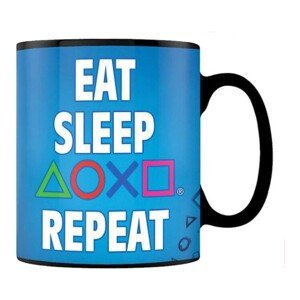 Měnící hrnek Playstation - Eat Sleep Repeat, 0,3 l