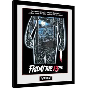 Obraz na zeď - Friday The 13th - Warning, 34 × 44.2 cm