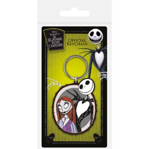 Klíčenka Ukradené Vánoce Tima Burtona - Jack & Sally