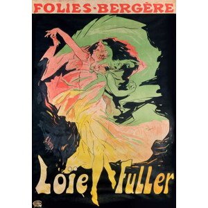 Obrazová reprodukce Folies Bergere: Loie Fuller, France, 1897, Jules Cheret, 26.7 × 40 cm