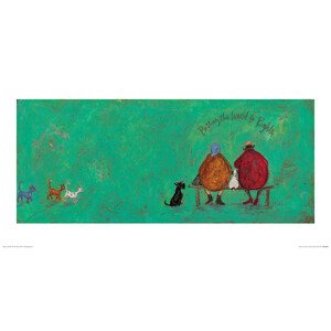 Umělecký tisk Sam Toft - Putting the World to Rights, 60 × 30 cm