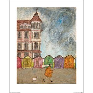Umělecký tisk Sam Toft - I Can Sing a Beach Hut, 40 × 50 cm