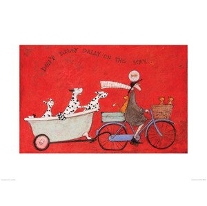Umělecký tisk Sam Toft - Don't Dilly Dally on the Way, 80 × 60 cm