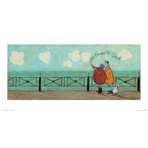 Umělecký tisk Sam Toft - Her Favourite Cloud II, 100 × 50 cm