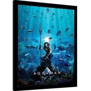 Obraz na zeď - Aquaman - Teaser, 34.3 × 34.3 cm