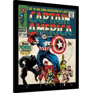 Obraz na zeď - Captain America - Premiere, 34.3 × 44.5 cm