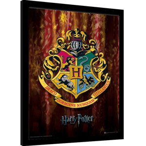 Obraz na zeď - Harry Potter - Hogwarts Crest, 34.3 × 44.5 cm