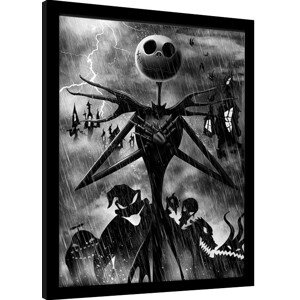 Obraz na zeď - Ukradené Vánoce Tima Burtona - Jack Storm, 34.3 × 44.5 cm