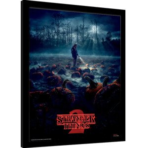 Obraz na zeď - Stranger Things - Pumpkin Patch, 34.3 × 44.5 cm