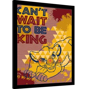 Obraz na zeď - Lví Král - Can't Wait to be King, 34.3 × 44.5 cm
