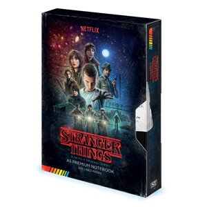 Zápisník Stranger Things - VHS, A5