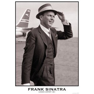 Plakát, Obraz - Frank Sinatra - London Airport 1961, 59.4 × 84.1 cm